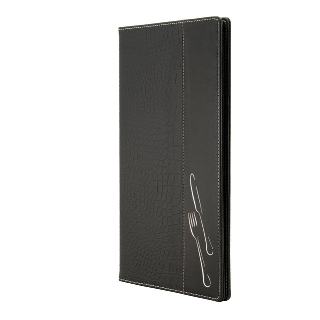 Crocodile style leather menu pack of 10 Custom Wood Designs __label: Multibuy default-title-crocodile-style-leather-menu-pack-of-10-53613294879063