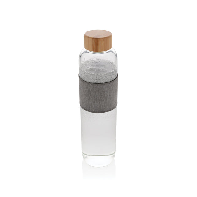 Glass bottle with bamboo lid 750ml pack of 25 Custom Wood Designs __label: Multibuy default-title-glass-bottle-with-bamboo-lid-750ml-pack-of-25-53613711196503
