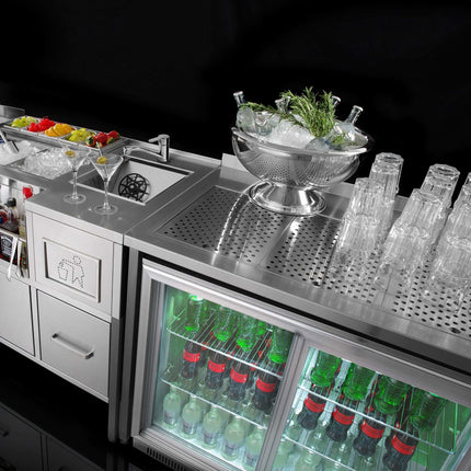 Oxygen bar corner table