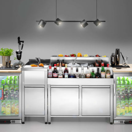 Oxygen dishwasher bar section