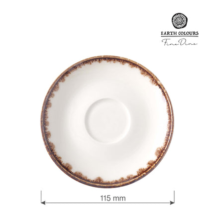 Vanilla espresso saucer, 115mm