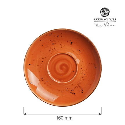 Dahlia cappuccino saucer, 160mm