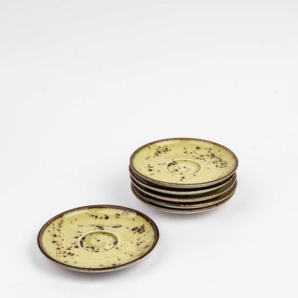 Olive coffee saucer, 140ml