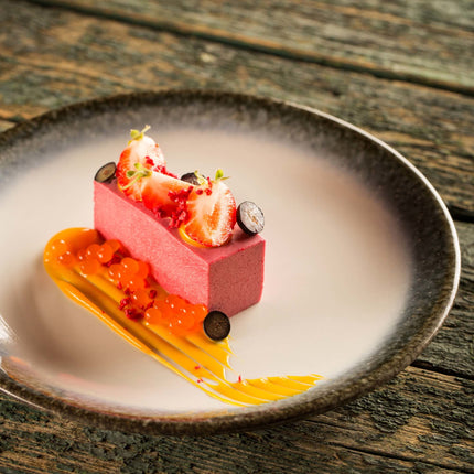 Silk deep presentation bowl, 216mm