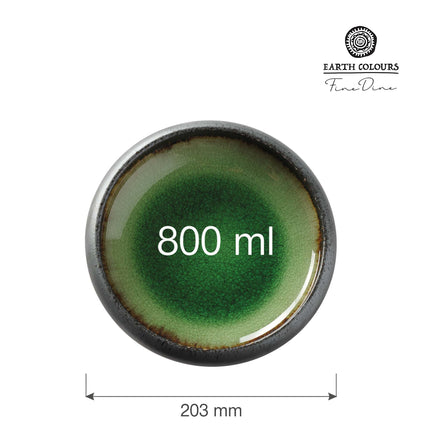 Beryl deep plate, 203mm