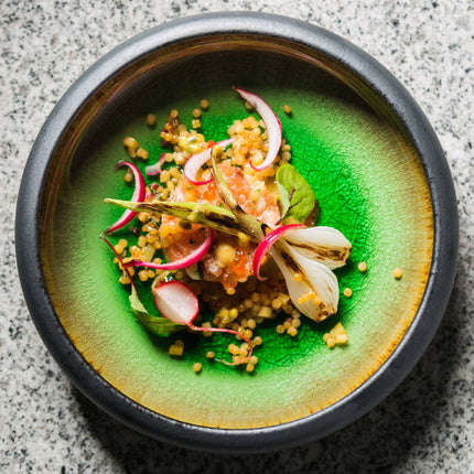 Beryl deep plate, 203mm