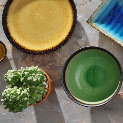 Beryl organic shaped plate, 270x190mm