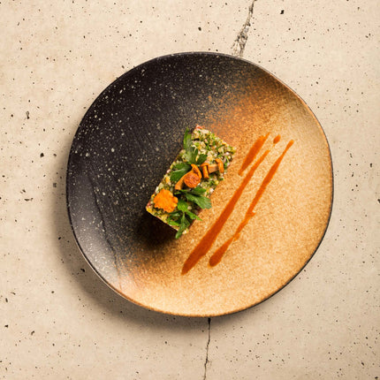 Moon oval plate for serving, 355mm