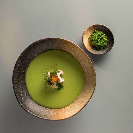 Moon oval plate for serving, 355mm