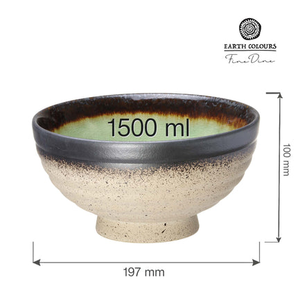 Beryl asian bowl, 197mm