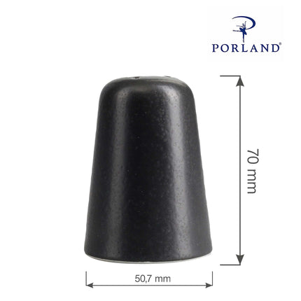 Coal salt shaker