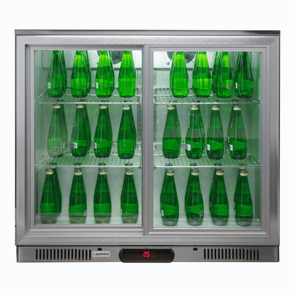 CANDOUR bar cooler 188L with sliding door, 900x520x(H)835mm
