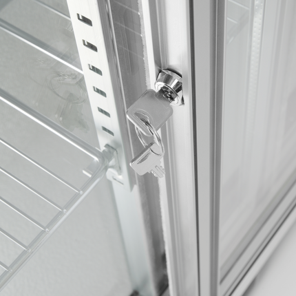 CANDOUR bar cooler 188L with sliding door, 900x520x(H)835mm