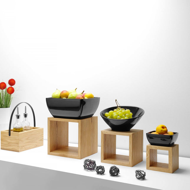 Madeira Black box for cutlery and napkins 280x180x120 mm