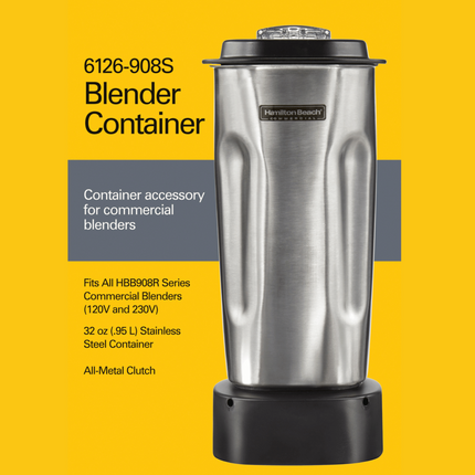 0.95L Stainless Steel Container 908