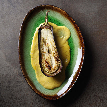 Beryl organic shaped plate, 270x190mm