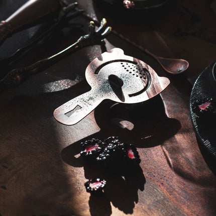 Bar spoon with muddler, 300mm, antique copper, Barfly