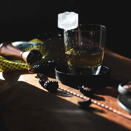 Bar spoon with muddler, 300mm, antique copper, Barfly