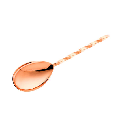 Bar spoon with muddler, 300mm, copper plated, Barfly