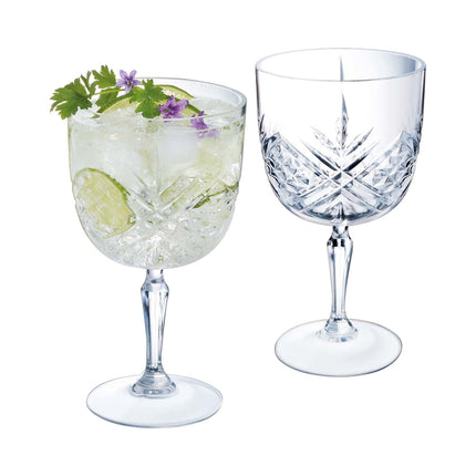Broadway Gin Stemglass - Crystal Look Durable Glassware For Elegant Cocktail Presentations