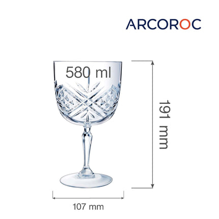 Broadway Gin Stemglass - Crystal Look Durable Glassware For Elegant Cocktail Presentations