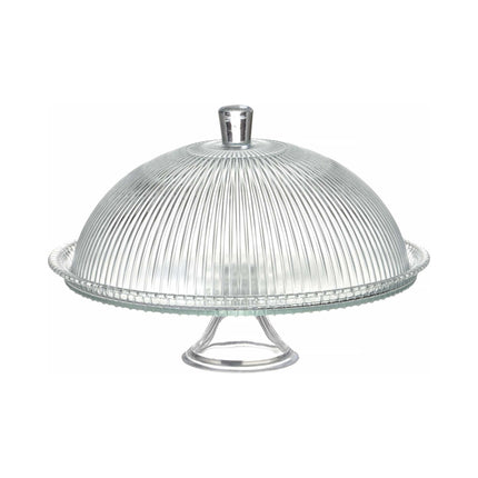 Aura cake stand with cover, 320 x (h)230mm