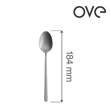 OVE Amarone Vintage dessert spoon, 184 mm, with elegant design and polished finish, suitable for serving desserts.