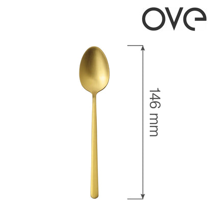 Amarone Gold tea spoon, OVE, 146 mm