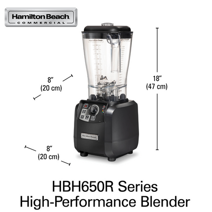 Tempest High-Performance Blender HBH650R-CE, 178X203X(H)457mm