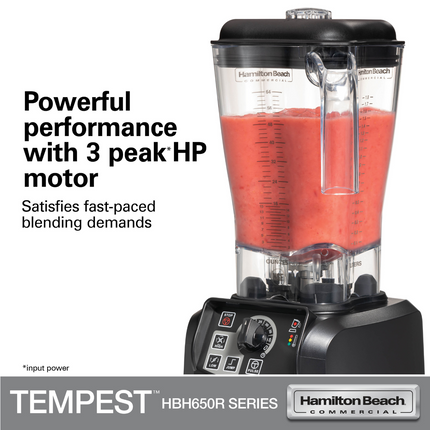 Tempest High-Performance Blender HBH650R-CE, 178X203X(H)457mm
