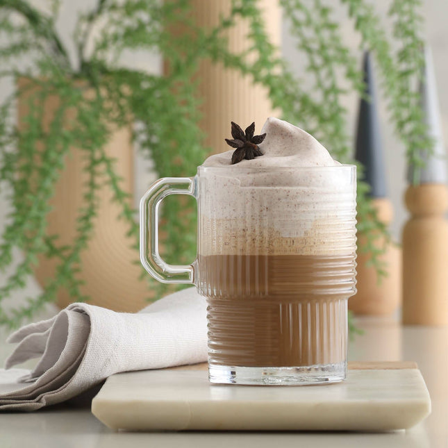 LAV Istanbul Glass Mug 270ml - Elegant Turkish Glassware For Everyday Moments And Special Occasions