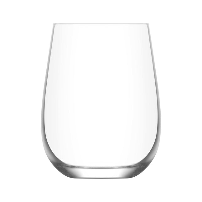 LAV Paris Soft Drink Glass 475 Milliliters - Crystal Clear Surface Showcasing Drink Colors