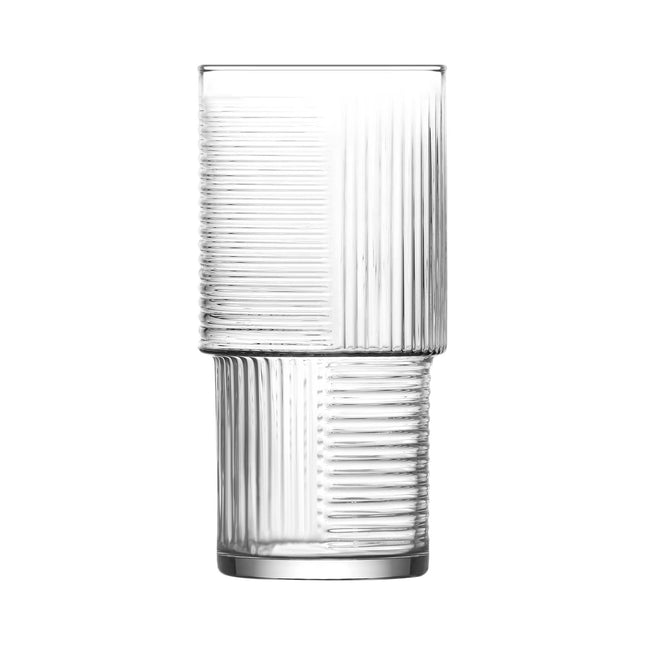 LAV Istanbul Long Drink Glass 400 ml - Elegant Durable Premium Glassware For Everyday Use