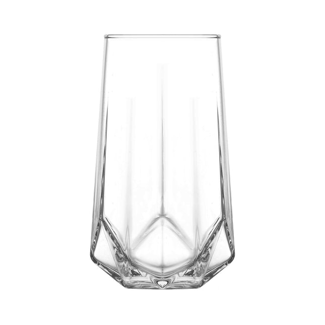 LAV Verona Long Drink Glass 460 Ml - Versatile Tall Glass For Cocktails And Drinks