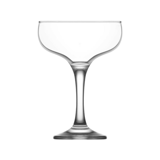 LAV Sofia Champagne Glass 235 Ml - Elegant Retro Coupe Glass for Champagne and Prosecco