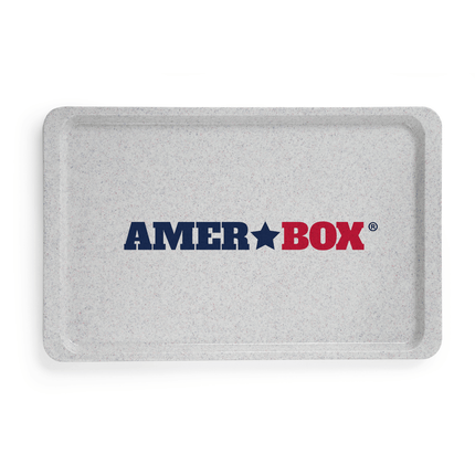 Nevada Polyester tray for self-service restaurants, AmerBox, GN 1/1, granite, 530x325mm, Rectangular