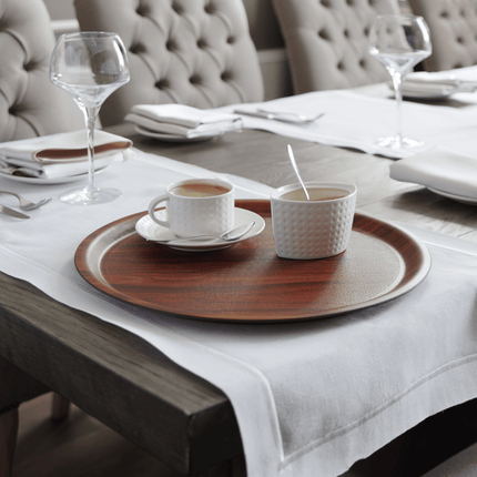 Montana Non-slip Surface Tray, walnut- oval, 230 x 160mm