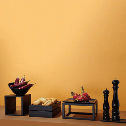 Vetro Glass Tray GN 1 2 Elegant Transparent Buffet Tray For Catering And Restaurant Displays