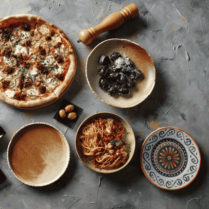 Olive shallow bowl, 200mm