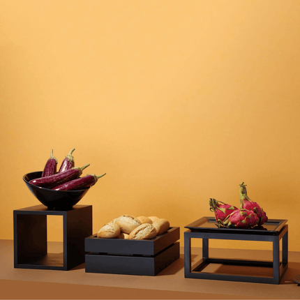 Madeira Black box for cutlery and napkins 280x180x120 mm