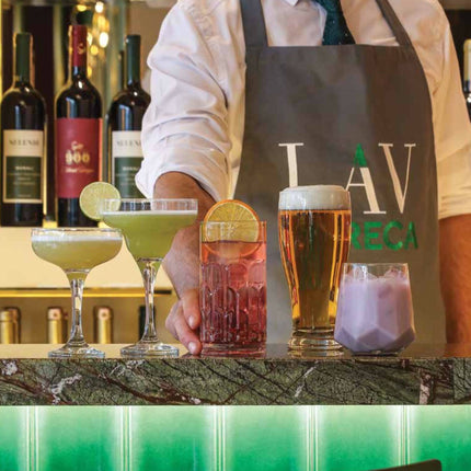 Bern High Glass 190ml Lav - Versatile Long Glass For Cocktails With Ice And Prolonged Mixing