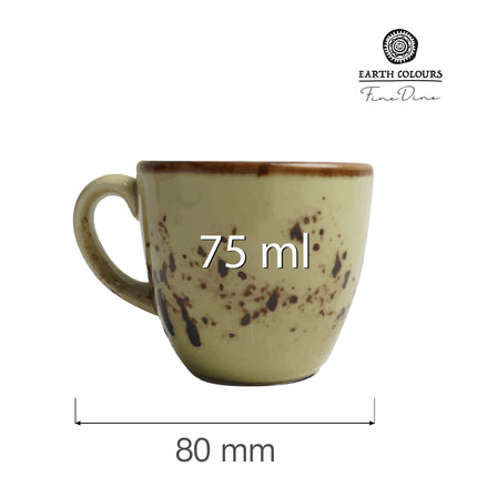 Olive espresso cup, 75ml