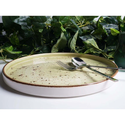 Olive high edge plate, 210mm
