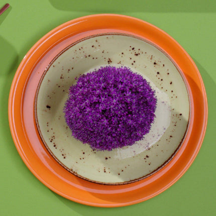 Olive flat plate, 190mm