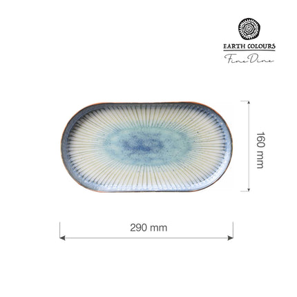 Galaxy oval plate, 290mm