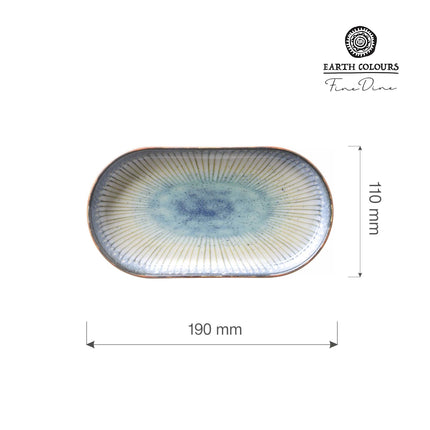 Galaxy oval plate, 290mm