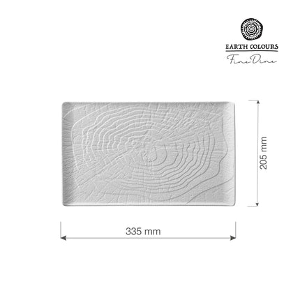 Nordic - rectangular plate 335x205mm