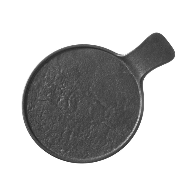 Crust serving plate with handle, 300x220x(h)30mm