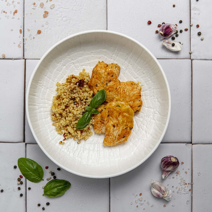 Nordic serving plate with handle, 300x220x30mm