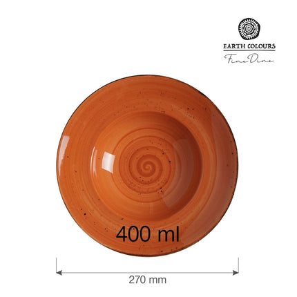 Dahlia pasta plate, 270mm